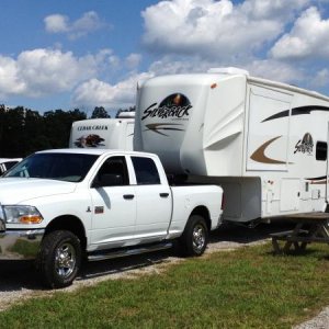 August 25, 2013, locked and loaded, ready for the trip home from Altamont.