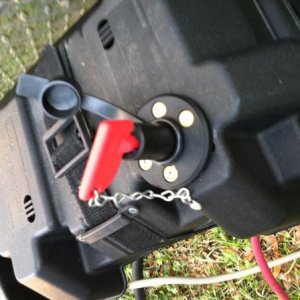 Battery on/off switch added to battery box