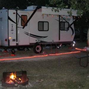 Lovewell State Park, KS. camp site