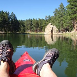 Purple feet Center Lake