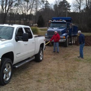 If my duramax pulled the dump out of the mud, it can surely pull my Sandpiper!