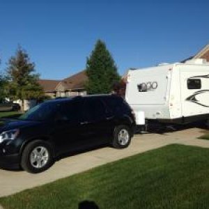 Acadia and the roo all loaded up !!