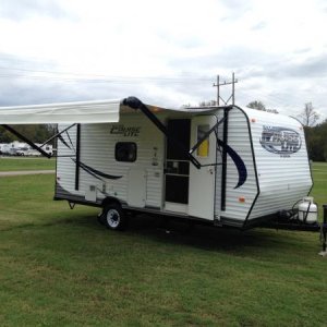 First night at Tom Johnson Campground in Marion, NC.