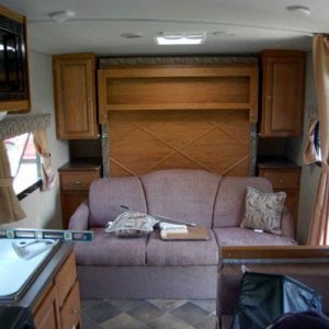 Inside looking towards the front - Murphy Bed