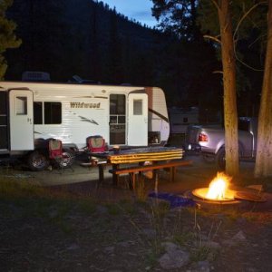 Camping at Smith Moorehouse Resivoir, UT