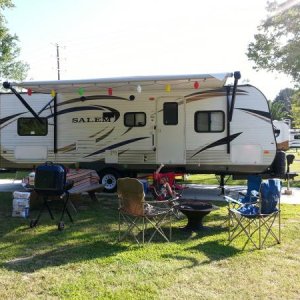 Our first camping trip to Myrtle Beach.