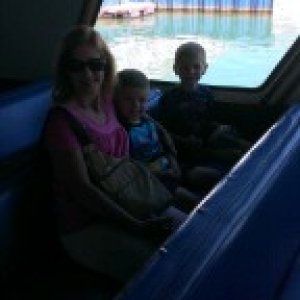 Boat ride to Mackinaw Island