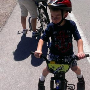 Biking at Mackinaw Island Michigan