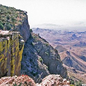 Looking Southeast from the Rim Trail