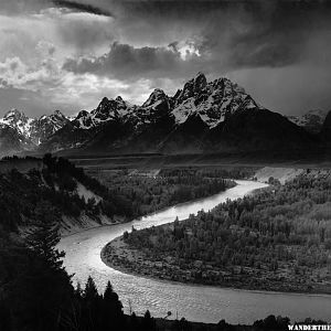 "The Tetons and the Snake River" by Ansel Adams, ca. 1933-1942