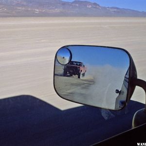 Setting the land-speed record on the Black Rock Playa, not