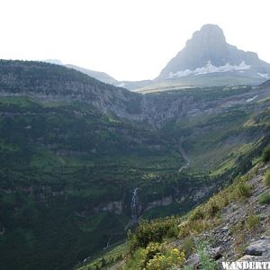 Driving to the sun road down the other side to the East