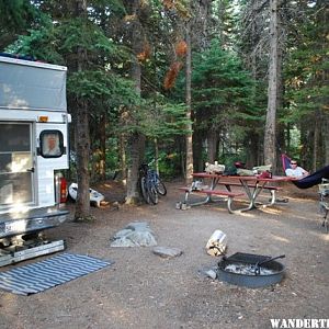 Many Glacier camp site