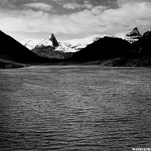 "Saint Mary's Lake, Glacier National Park" by Ansel Adams, ca. 1933-1942