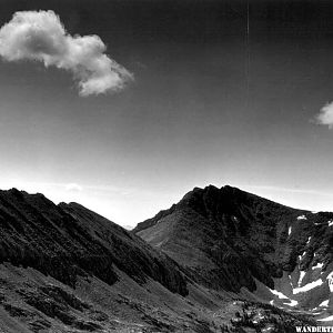 "Coloseum Mountain" by Ansel Adams, ca. 1936