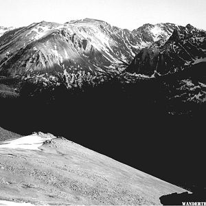 "In Rocky Mountain National Park" by Ansel Adams, ca. 1933-1942