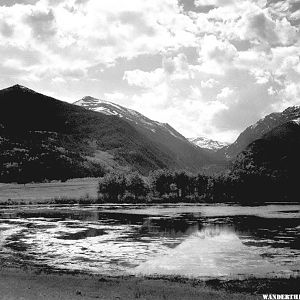 "In Rocky Mountain National Park" by Ansel Adams, ca. 1933-1942