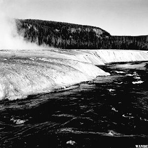 "Firehold River, Yellowstone National Park" by Ansel Adams, ca. 1933-1942