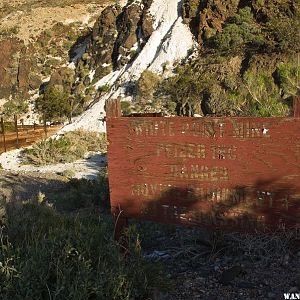 The White Point Talc Mine at Warm Springs