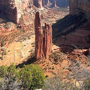 Spider Rock Overlook