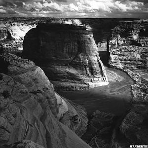 "Canyon de Chelly" by Ansel Adams, ca. 1933-1942