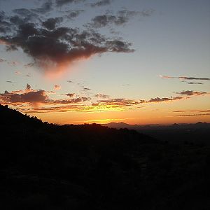 Sunset on Douglas Spring Trail