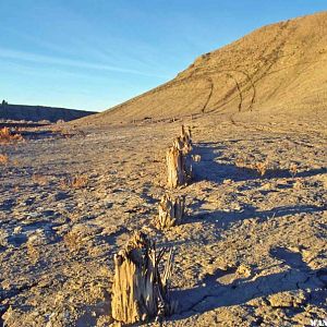 The badlands near Caineville Wash