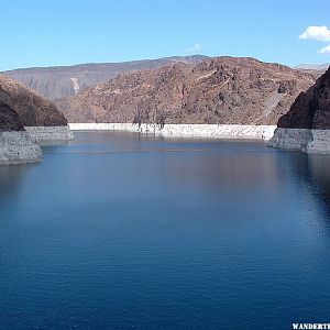 View of Lake Mead from Hoover Dam