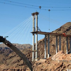 Construction of New Bridge Over Hoover Dam