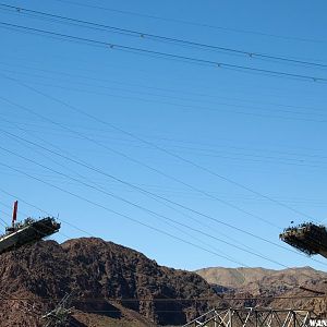 Construction of Bridge Over Hoover Dam