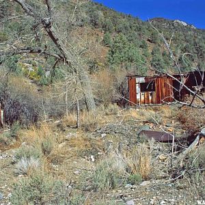 Cabins in Surprise Canyon