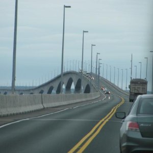 On the Confederation Bridge to P.E.I.