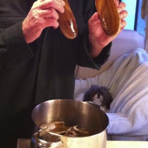 First ever razor clam gathering for my hubby.