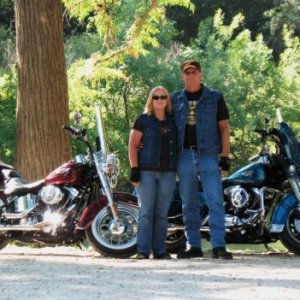 Dutch and Tina at the Guadalupe River back in 2010