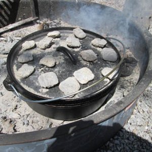 Cooking in camp - Cumberland Falls State park, Kentucky