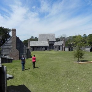 Between Savannah, GA and St. Mary's GA we found Fort King George.  A highlight of the trip, no one wanted to go, but then I couldn't get them to leave