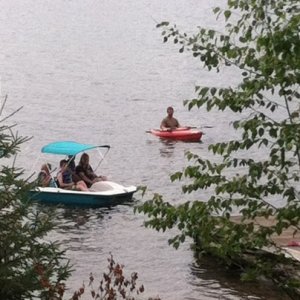 Playing on Lake Superior