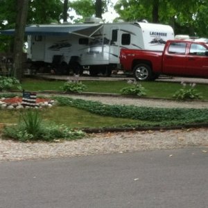 Camping at Traverse City coming back from Goshen