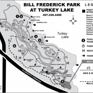 Turkey Lake Park Map