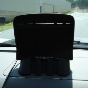 Wireless 7 inch color monitor receives from wireless camera whether attached to back of truck or camper.