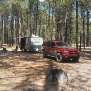 camping on the rim in az.