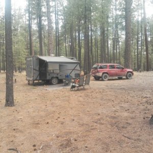 camping on the rim in az.