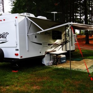 Set Up at Eby's Pines Campground