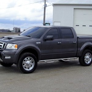 2005 Ford F150 FTX
 - 5.4L Roush SuperCharged
 - Roush Cold Air Intake
 - VMP Tuned Xcal 2 - 93 Performance
 - much much much...