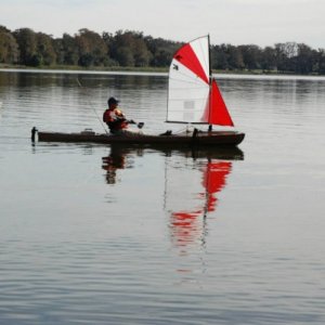 Sailing kayak