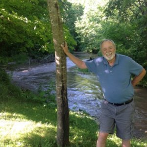 Campground by the river