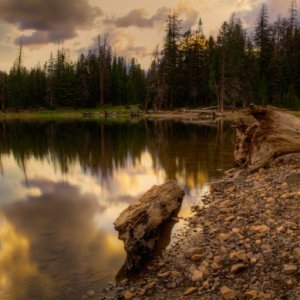 Evening, Washington Lake Campground