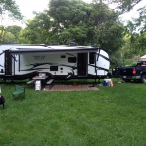 1st official campsite in Peoria,IL