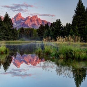 Sunrise On the Tetons