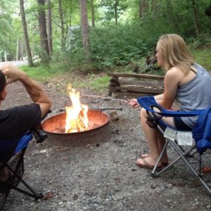 Me and my little one, getting ready for s'mores!
Croft State Park, Spartanburg, SC